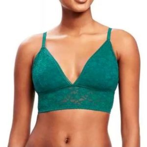 Old Navy Long-Line Lace Floral Bralette